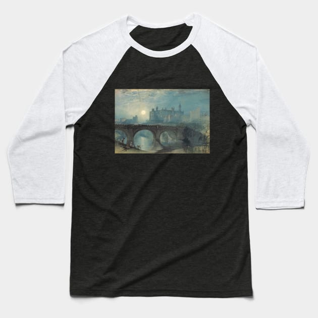 Alnwick Castle, 1829 Baseball T-Shirt by Art_Attack